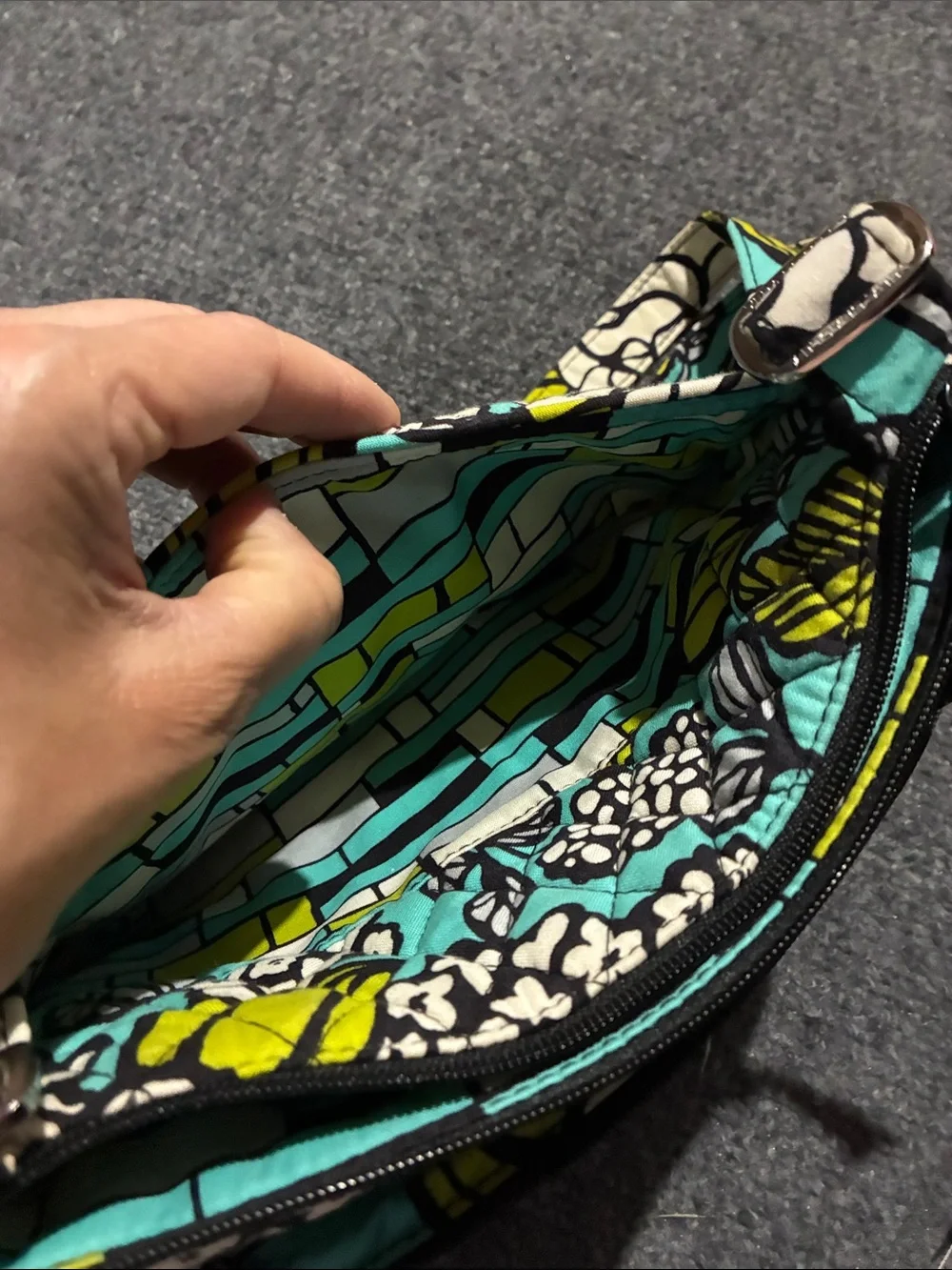 👜 Vera Bradley ISLAND BLOOMS Adjustable Crossbody Bag Shoulder Purse